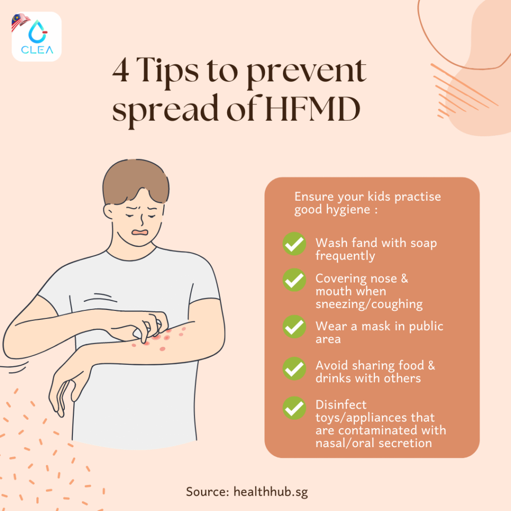 Tips to prevent HFMD spread